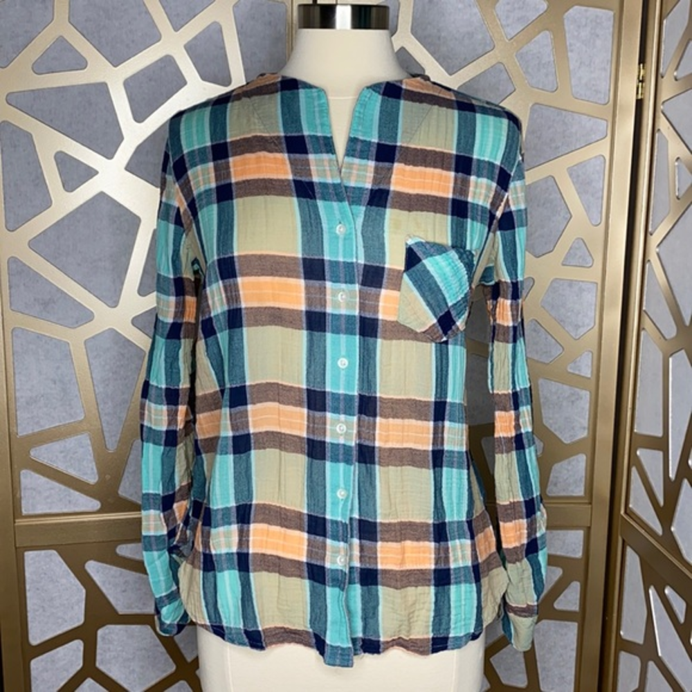 C&C‎ California Plaid Pastel Top